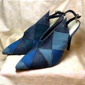 Diesel Denim Pump, 4” heel, size 9